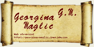 Georgina Maglić vizit kartica